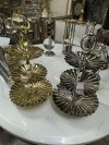 Srebrna metalowa patera na wypieki i ciasto na stół do salonu - chrzciny, wesela, komunie - Candy Bar