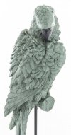 Figurka dekoracyjna papuga na stojaku