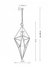 Lampa wisząca Tokyo L - złota