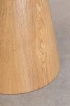 Okrągły Stół Do Jadalni Aura Ø120 Cm, Elegancki Drewniany Stół Z Fornirem Ceramicznym Idealny Do Nowoczesnych Wnętrz