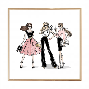 Grafika Fasion in Pink II- różne rozmiary