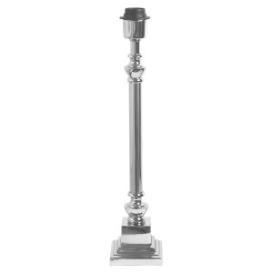 Lampa niklowana do salonu sypialni 48 cm