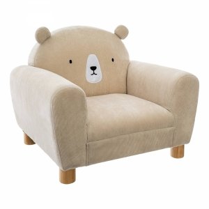 Fotel Do Pokoju Dziecka Teddy Głęboki Beżowy