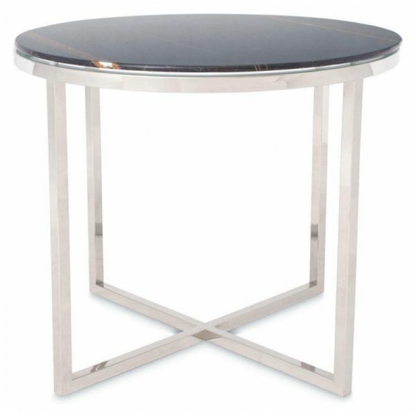 Stolik kawowy Vertigo Silver Black 60 cm