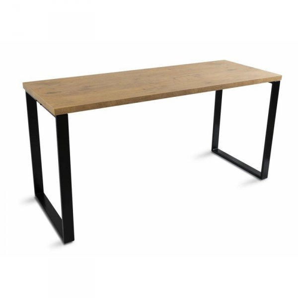 Proste metalowe biurko do nauki w stylu industrialnym z blatem MDF JUNIOR II