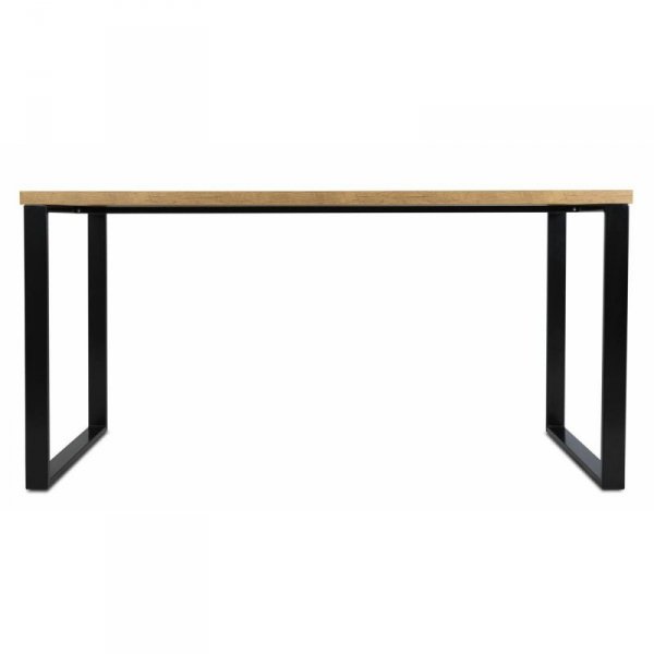 Proste metalowe biurko do nauki w stylu industrialnym z blatem MDF JUNIOR II