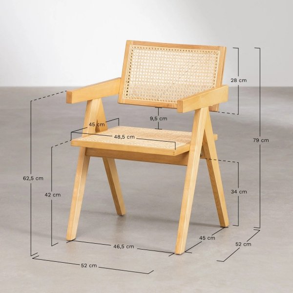 Zestaw do jadalni Almaaz Stół 180 x 90 cm + 4 Krzesła 