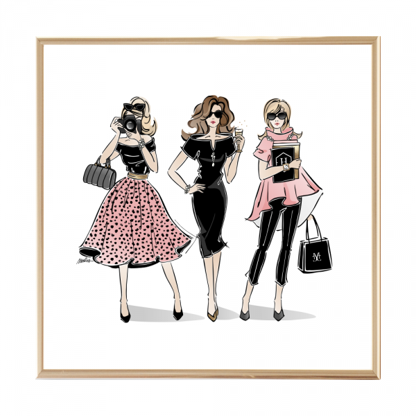Grafika Fasion in Pink 1 - różne rozmiary