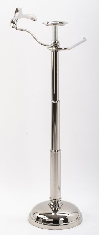 Metalowy wieszak srebrny 