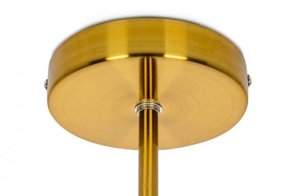 Sufitowa lampa wisząca Lux z antycznego mosiądzu