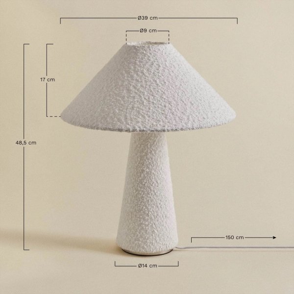 Lampa na stolik stołowa Lancelot do salonu