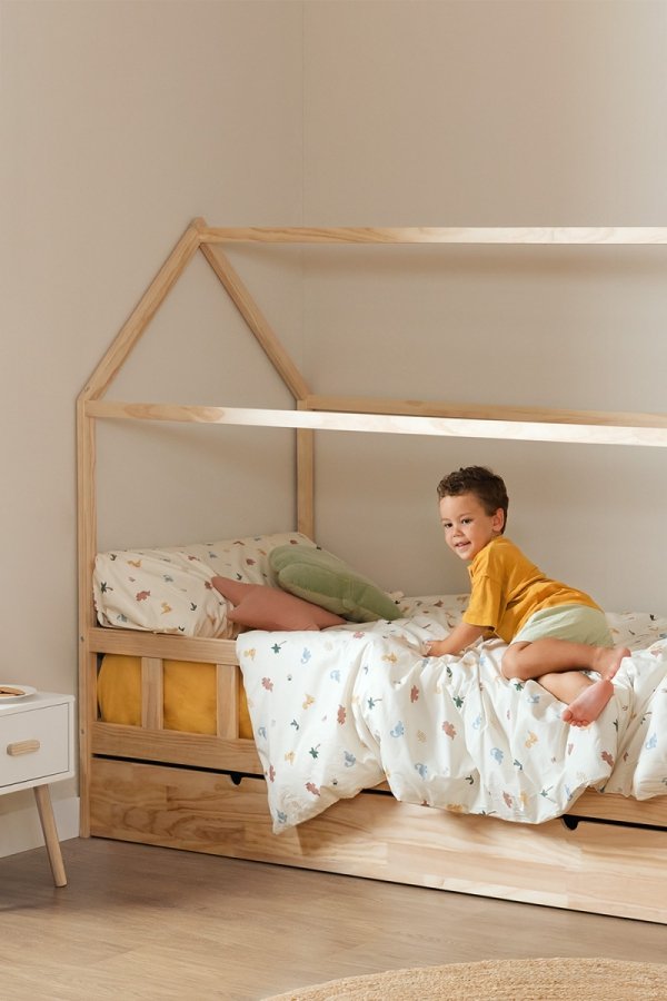 Łóżko dziecięce drewniane Teddy Kids Stelarz Pod Materac 90x190 cm