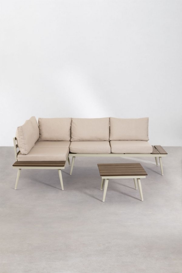 SKLUM zestaw-meble do ogrodu komplet mebli ogrodowych Nadia kremowy