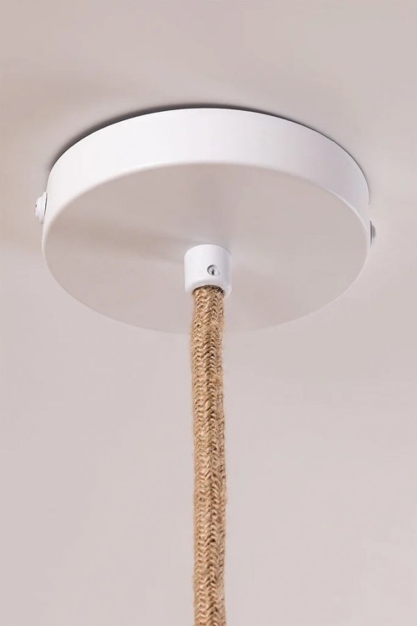 Lampa wisząca sufitowa bambusowa boho 