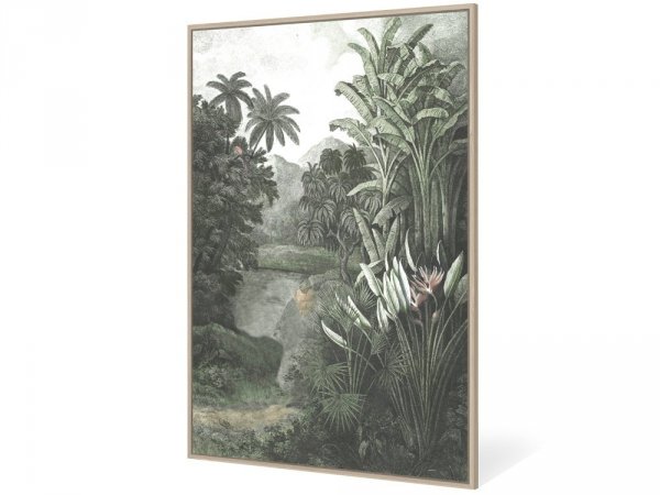 Obraz z tropikalnym pejzażem duży 