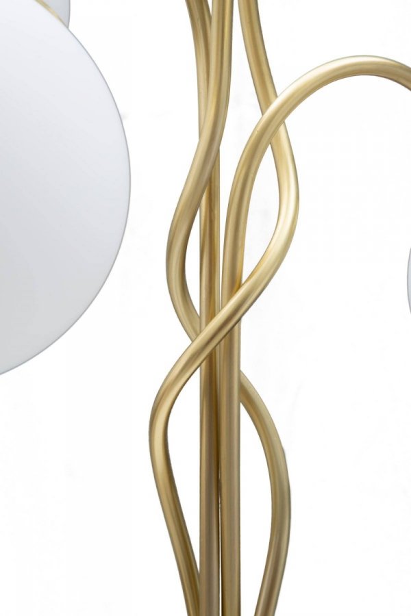 Lampa stołowa Palm złota do salonu, biura lub sypialni