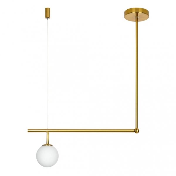 Sufitowa lampa wisząca Lux z antycznego mosiądzu