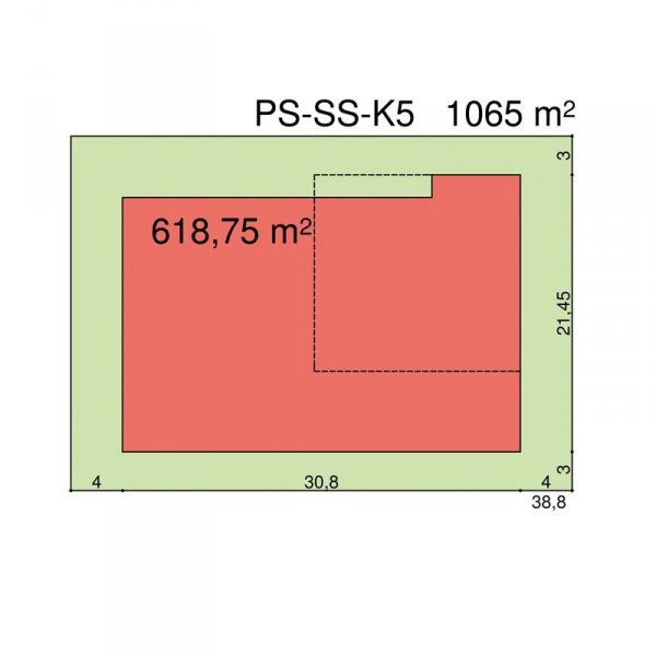 Projekt warsztatu samochodowego PS-SS-K5 pow. 720 m2