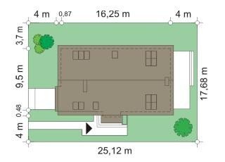 Projekt domu Nowoczesny pow.netto 214,43 m2