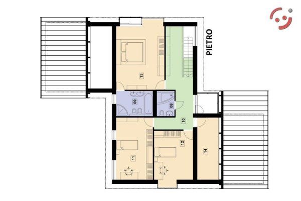 Projekt domu nowoczesnego TEC160-20G pow. 251,75 m2
