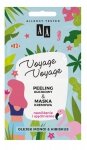 AA Voyage Voyage Peeling olejkowy + Maska kremowa 2w1 Olejek Monoi i Hibiskus  2x5ml