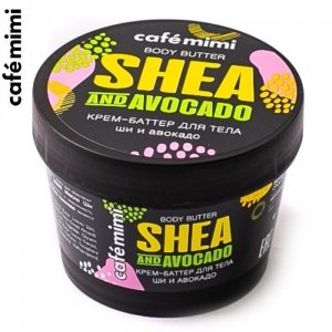 CAFE MIMI Krem-masło do ciała - Shea i Avocado, 110 ml