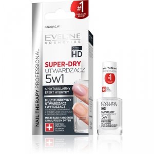 Eveline Nail Therapy Utwardzacz i wysuszacz do paznokci 5w1 Super-Dry  12ml
