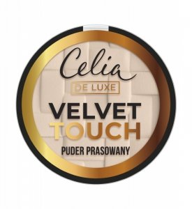 Celia De Luxe Puder w kamieniu Velvet Touch nr 101 Transparent Beige  9g