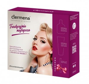 Dermena Supported By Science Zestaw prezentowy Color Care(szampon 200ml+odżywka 200ml+odżywka d/rzęs 11ml)