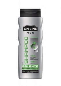 On Line Men Szampon do włosów Balance z czarną rzepą - włosy przetłuszczające się 400ml