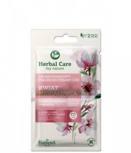 Farmona Herbal Care Peeling drobnoziarnisty Kwiat Migdałowca -  saszetka 5ml x 2