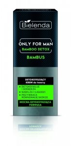 Bielenda Only for Man Bamboo Detox Krem do twarzy detoksykujący  50ml