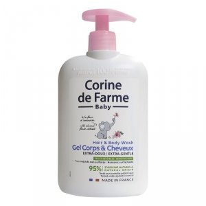 Corine de Farme BeBe Extra delikatny żel do mycia ciała i włosów 2w1 migdałowy  500ml