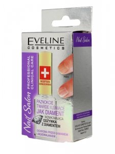 Eveline Nail Salon Lakier-odżywka do paznokci z diamentem  12ml