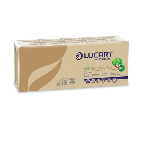 LUCART Chusteczki higieniczne EcoNatural 9x10 sztuk