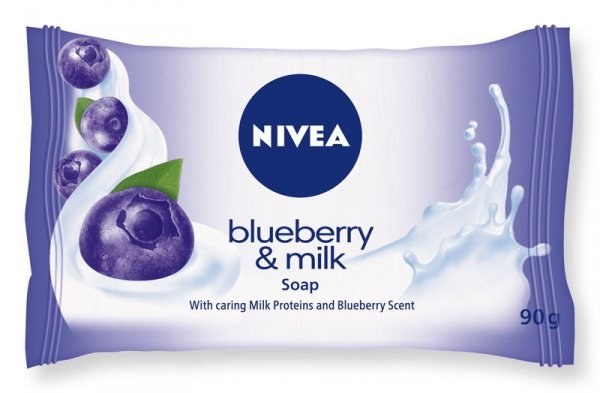 NIVEA MYDŁO Blueberry & Milk kostka 90g