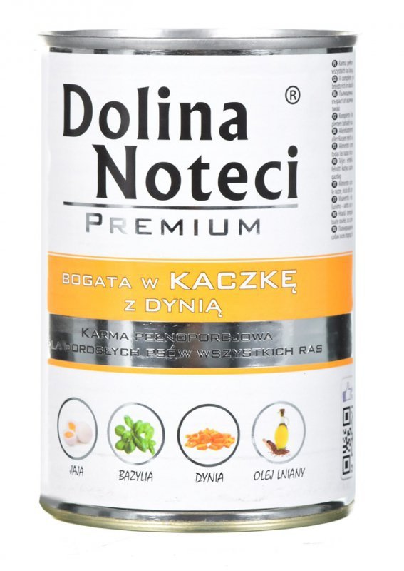 Karma DOLINA NOTECI Premium Kaczka i Dynia (0,40 kg )