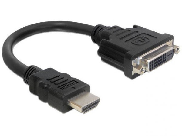 Delock Adapter HDMI(M)-&gt;DVI-D(F)(24+1)
