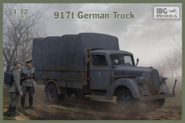 Ibg Model plastikowy 917t niemiecka ciężarówka