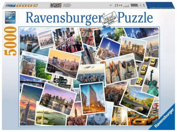 Ravensburger Polska Puzzle 5000 elementów - Nowy Jork nigdy nie zasypia