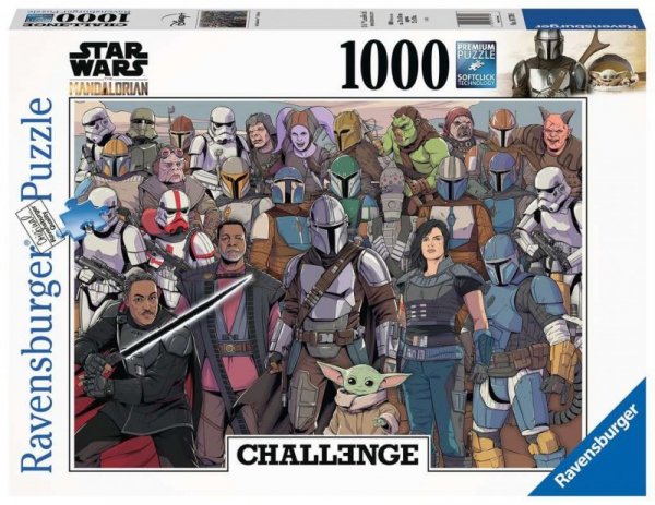 Ravensburger Polska Puzzle 2D 1000 elementów Star Wars Baby Yoda