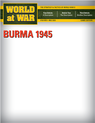 World at War #109 Burma 1945 