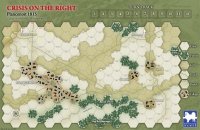 Crisis on the Right: Plancenoit 1815 canvas map 11 x 17 