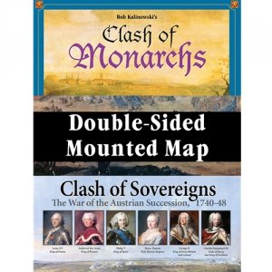 Clash of Sovereigns/Clash of Monarchs Mounted Map 