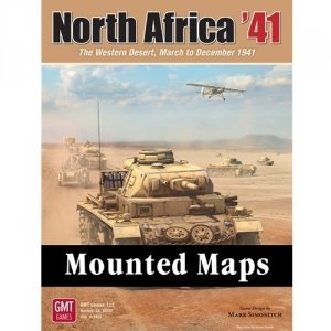 (USZKODZONA) North Africa '41 Mounted Maps
