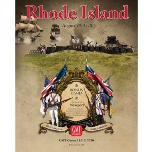 Mounted Map Battle for Rhode Island