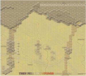 They Fell Like Stones: Isandlwana canvas map 22 x 28