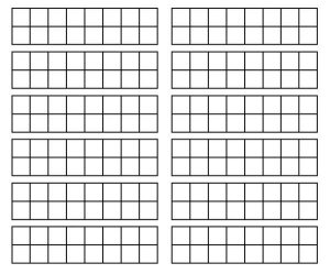 Just Plain Wargame counters 720 5/8 inch die-cut blank counters