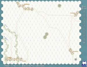 Mollwitz 1741: Frederick the Great's First Battle canvas map 17 x 22