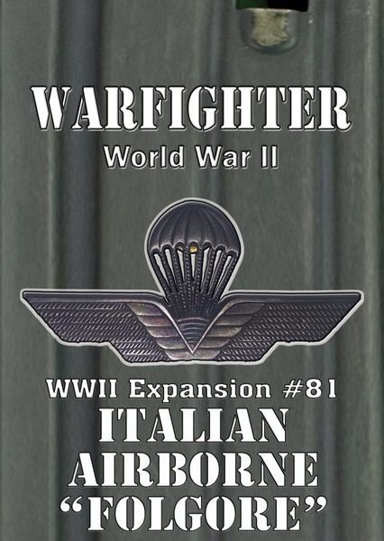 Warfighter WWII Expansion #81 – Italian Airborne &quot;Folgore&quot;